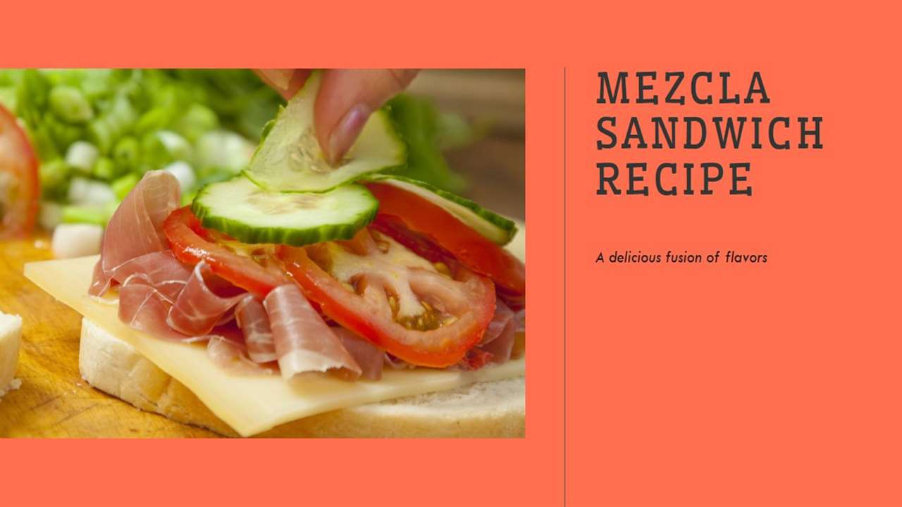 Mezcla Sandwich Recipe