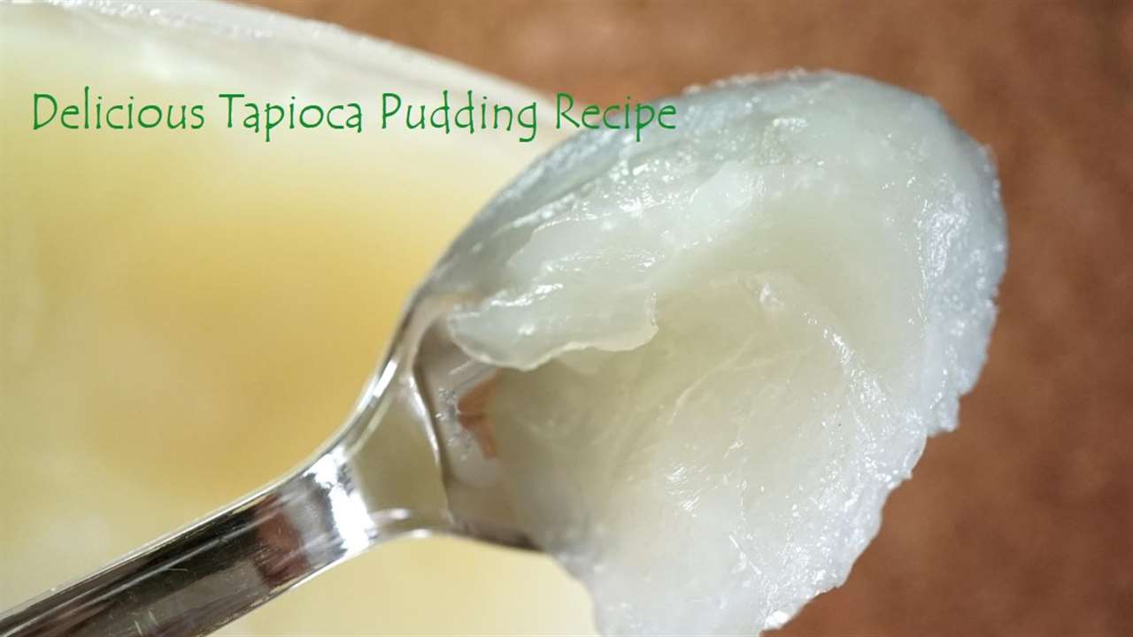 Mock Tapioca Pudding Recipe
